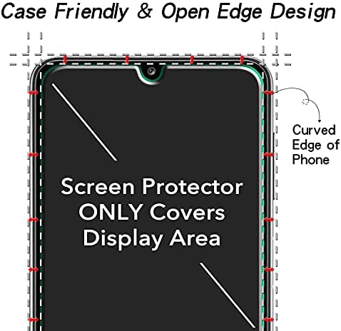 KATIN [2-Pack] zaštitnik ekrana za Samsung Galaxy A32 5G kaljeno staklo, bez mjehurića, futrola, jednostavna za instaliranje