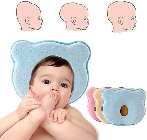 Premium jastuci za bebe za spavanje i podršku za glavu - meko i ugodan jastuk za novorođenčad za sprečavanje glave dojenčadi i oblikovanja