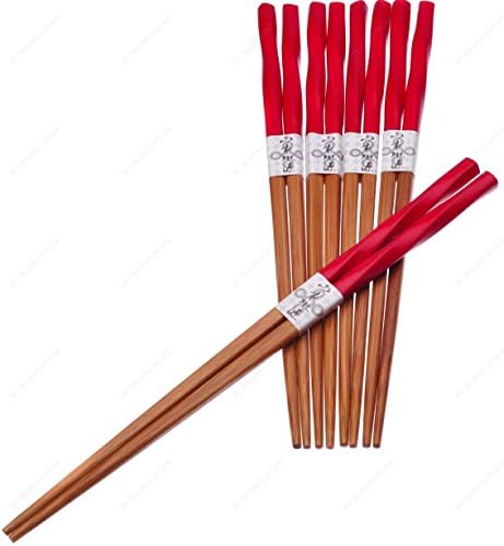 M. V. Trading 900241bk japanski bambusov štapić uvijen dizajn, crni, 5 pari