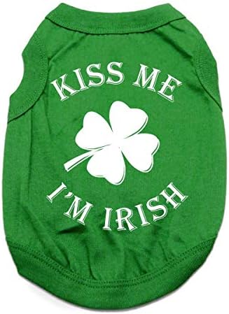 Baxter boo poljubi me ja sam irska pasa majica - zelena
