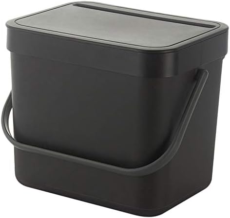 Doitool smeće može jednostavno kuhinjski smeće bin prijenosni plastični kanti s poklopcem zid-viseći spremnik za smeće, kantu za smeće