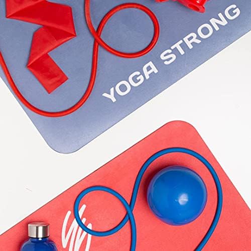 Neklizajuća prostirka za jogu za žene i muškarce | Eco Friendly prostirke za vježbe napravljene od prirodne gume | Comfort & amp; dodatno prianjanje za vježbe kod kuće ili u teretani od strane Yoga Strong