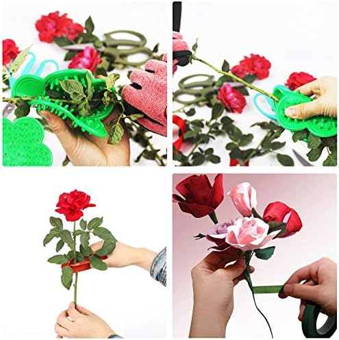 Woohome 5 kom vrtne makaze škare škare, ružičasto sredstvo za uklanjanje trnja, ručni alati za ručni alati i cvjetni rukavi za vrtlog