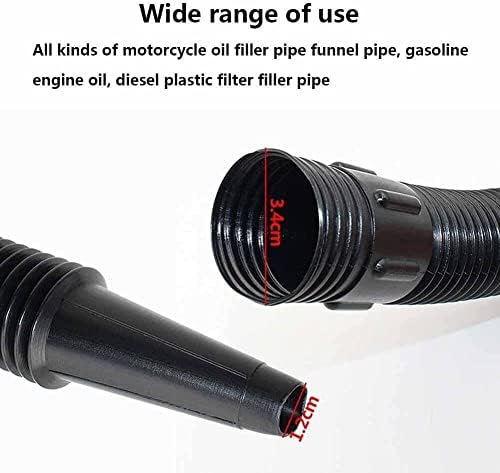 Automobilski lijevak za gorivo, fleksibilni Set plastičnih lijevka sa širokim izljevom i filterom za automobilsko ulje i domaćinstvo