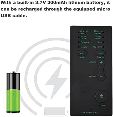 LLAMN Mini zvučna kartica prijenosni zvučni efekti Mašina uređaj za izmjenu glasa Audio kartica za Live Streaming Online ćaskanje
