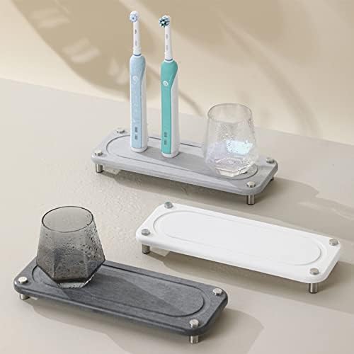 Selegna Brzo sušenje dijatomacejskog sudopera CADDDY - kamena ladica za upijaju vodu za kupaonicu i kuhinjski brojač - Soap boca i