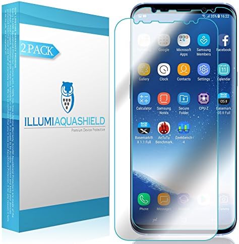 ILLUMI AquaShield zaštitnik ekrana kompatibilan sa Samsung Galaxy S8 no-Bubble jasnim fleksibilnim TPU filmom visoke definicije