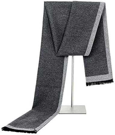 Uxzdx cujux topli šal modni zimski šal solid stil formalni poslovni šal zadebljao topli prigušivač za čovjeka