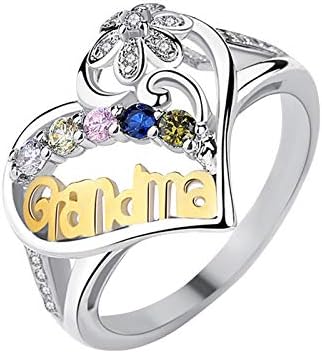 Prstenovi za žene 2023 rođendanski pokloni Dan napada Poklon majke Sklapanje Svestrane prstene mama Boja kreativna i mama
