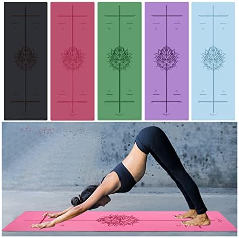 Linija Viinice pozicija više duža prirodna gumena neklizajuća Tapete Yoga antilop tkanina za mršavljenje Vježba Mat fitnes prostirka za jogu prostirka za jogu neklizajuća Sportska kondicija