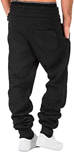 Muška teška runa teretna dukserica Elastična struka nacrtaju atletičke pantalone Ležerne prilike bager-jogger hlače sa džepovima
