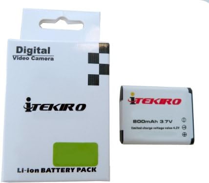 ITEKIRO 800MAH baterija za Toshiba PX1686 PX1686E-1BRS CAMILEO BW10 SX500 SX900 Digitalni fotoaparati